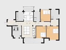 房子满二无欠款,交易方便无风险。