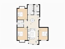 科教城雁滩二期园区 3室2厅 南 北