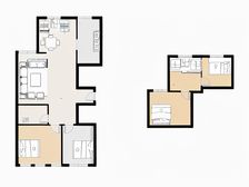 好楼层精装修复式德胜凯旋花园好房