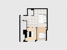 名仕豪庭 公寓性质 两居室 双南卧 精装修