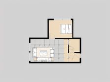 一室一厅公寓 城区闹市 有电梯 带地下车库