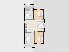 曙光名座 3室2厅 南 北