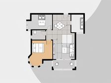 小两房适合老人家,公园旁环境优美,近地铁口