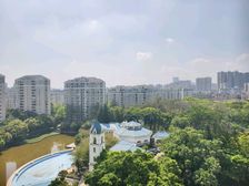凯旋城三期,中高楼层毛坯五房四卫,景观视野开阔,带双车位