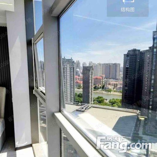 南开鼓楼精装两居 启航精英公寓东南向高层