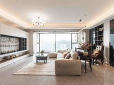 河西南次新中式园林景观大横厅落地窗