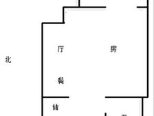 新城名苑1室1厅1卫西北朝向70.0万元/套出售