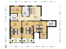 清涧三街坊4室1厅2卫1阳台南北6/6层