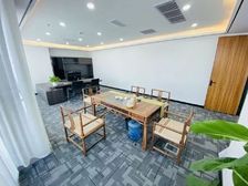 高铁站 绿地之窗462平 大员公区 全套家具 正对电梯口