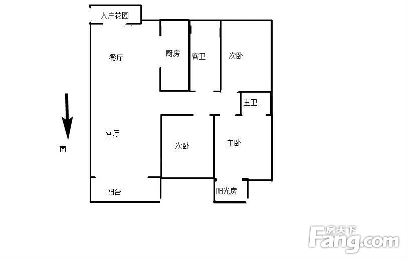 世纪城龙慧苑 131平3居 南北向精装修 方便看房,贵阳观山湖世纪城世纪