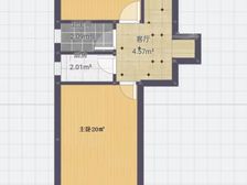 南北通透浦三路732弄小区2室1厅精装修