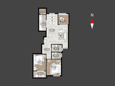 荣盛馨河郦舍 3室2厅 毛坯出售价格可谈