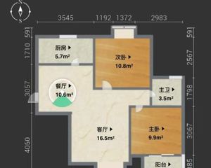 齐和家园2室2厅1卫南朝向150.0万元/套出售