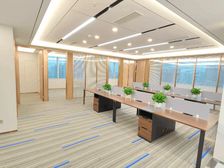 市民中心东,安联大厦豪华装修,电梯口,全家私