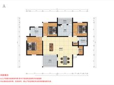 祥和名邸 135平3居 南北向简装修 安静不临街