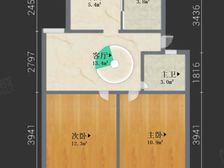 明楼东区2室2厅1卫南朝向125.0万元/套出售