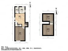 延吉中路150米旁品质小区西边套精装一房一厅带阁楼有老虎窗