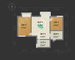 西堤阳光2室1厅1卫北朝向75.0万元/套出售