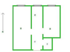 刘美丽推荐您十三段2室2室精装修 43㎡33万