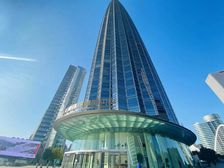 环球金融中心85平米10个人办公没问题看海河