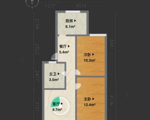 枫湾家园2室2厅1卫南朝向120.0万元/套出售