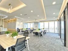 中国兵器大厦!西面采光!正对电梯 886平精装修带部分家具