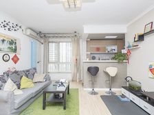 土桥商圈,华远铭悦园北区南向一居室,精装修,采光好