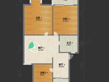 明园3室2厅1卫南朝向180.0万元/套出售