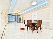 新收 合生紫龙府 方正大三房 弧形阳台设计 园林景观