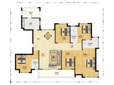 【一线江景】姚江湾202平大平层,全新毛坯5居室,前排中庭位