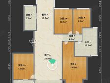 正南文一塘溪津门4室2厅豪华装修