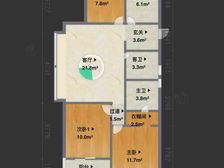 保利天悦二期3室2厅2卫南朝向240.0万元/套出售