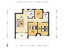 亿景海棠湾小区3房南毛坯真实好房