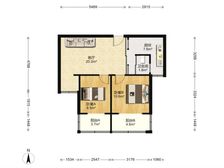 润合家园2房南精装真实好房