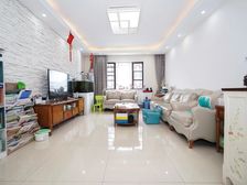 急1售!5H线地T口,中式园林风格,上叠带露台+车库,保养好