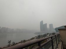 江北嘴一线看江的双拼别墅 正看两江交汇 带大花园 血亏几百万