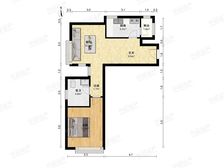 老静安低总价静安豪景精装修一房二厅,满五年为一无税