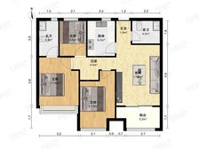 康桥板块次新小区,人车分流,靠小区花园位置,采光充足景观好