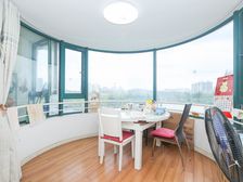 苏州河畔景观长风公园电梯三房两卫..弧形景观餐厅..一梯两户