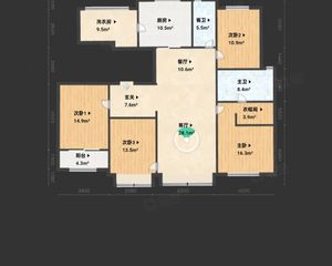 江山万里六期昆仕4室2厅2卫南朝向610.0万元/套出售
