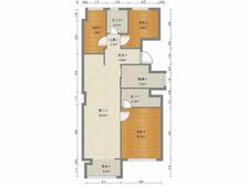 正南前滩东方悦耀3室2厅精装修