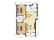 精装南北通大2房,沿河景观,看房方便