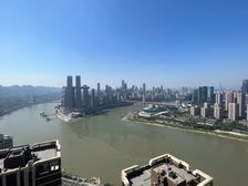 重庆南滨路 必看长嘉汇 顶好视野 观两江交汇 一览无余