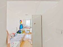 团结湖北二条板楼电梯房南北通透2居采光好朝南主卧看国贸全景