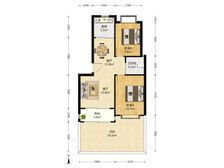 平阳三街坊 76平2居 南北向精装修 随时签约