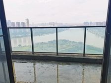 江景,一线江景 纯毛坯,南北通透 大阳台