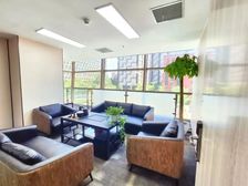 东四环地标地铁大郊亭站金长安大厦386平精装遗留带家具出租