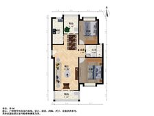 蓝色港湾 91.43平2居 南北向精装修 着急出售
