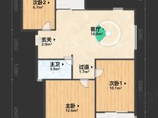 恒威君澜上府3室1厅1卫南朝向170.0万元/套出售