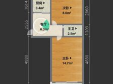 白云街39弄小区2室1厅1卫南朝向72.0万元/套出售